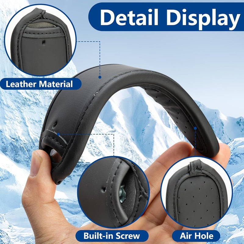 Shupakul 2 Pcs Over-The-Toe Snowboard Binding Strap-Snowboard Binding Straps Replacement with Screw-Snowboard Ankle Ladder Strap Binding for Ski Strap-in Binding Accessories - Image 3